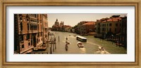 Framed High angle view of boats in water, Venice, Italy