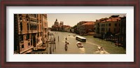Framed High angle view of boats in water, Venice, Italy