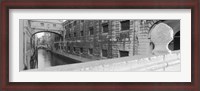 Framed Bridge Over A Canal, Bridge Of Sighs, Venice, Italy