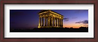 Framed Low Angle View Of A Building, Penshaw Monument, Durham, England, United Kingdom