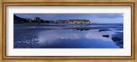 Framed Reflection Of Cloud In Water, Scarborough, South Bay, North Yorkshire, England, United Kingdom