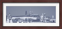 Framed Buildings In A City, Hradcany Castle, St. Nicholas Church, Prague, Czech Republic