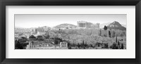 Framed High Angle View Of Buildings In A City, Parthenon, Acropolis, Athens, Greece