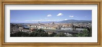 Framed High angle view of a city, Florence, Tuscany, Italy