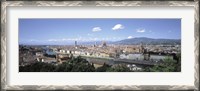 Framed High angle view of a city, Florence, Tuscany, Italy