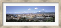 Framed High angle view of a city, Florence, Tuscany, Italy