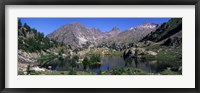 Framed Lake Surrounded By Mountains, Mercantour, Hinterland, French Riviera