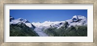 Framed Snow Covered Mountain Range Matterhorn, Switzerland