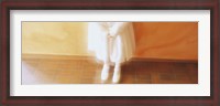 Framed High Angle View Of A Girl Standing In Front Of A Wall, Germany