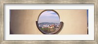 Framed View of a city through an observation point, Stuttgart, Germany