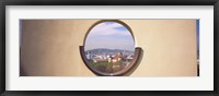 Framed View of a city through an observation point, Stuttgart, Germany