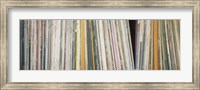Framed Row Of Music Records, Germany