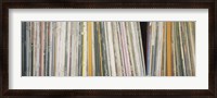 Framed Row Of Music Records, Germany