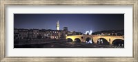 Framed Bridge over a river, Pietra Bridge, Ponte Di Pietra, Verona, Italy