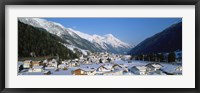 Framed High angle view of a town, Pettneu, Austria