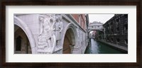 Framed Bridge across a canal, Bridge of Sighs, Venice, Italy