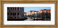 Framed Gondola in a canal, Grand Canal, Venice, Italy