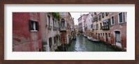 Framed Buildings on both sides of a canal, Grand Canal, Venice, Italy
