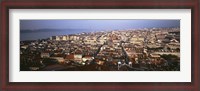 Framed Aerial view of Lisbon, Portugal