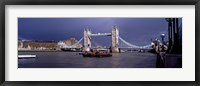 Framed Bridge Over A River, Tower Bridge, London, England, United Kingdom