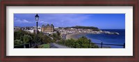 Framed High Angle View Of A City, Scarborough, North Yorkshire, England, United Kingdom