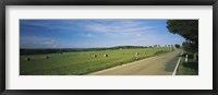Framed Hay Bales in a Field, Germany