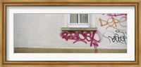 Framed Close-up of graffiti on the wall, Stuttgart, Baden-Wurttemberg, Germany