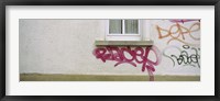 Framed Close-up of graffiti on the wall, Stuttgart, Baden-Wurttemberg, Germany