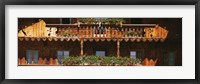 Framed Close-up of potted plants on balcony railings, Tirol, Austria