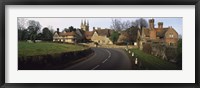 Framed Houses along a road, Penhurst, Kent, England