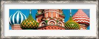 Framed Mid section view of a cathedral, St. Basil's Cathedral, Red Square, Moscow, Russia