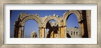 Framed Old ruins of a church, St. Simeon Church, Aleppo, Syria