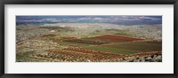 Framed Panoramic view of a landscape, Aleppo, Syria