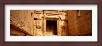Framed Interiors of Cella the hollies part of a temple, Palmyra, Syria