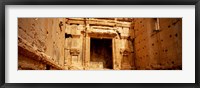 Framed Interiors of Cella the hollies part of a temple, Palmyra, Syria