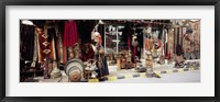 Framed Group of objects in a market, Palmyra, Syria