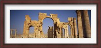 Framed Old Stone Ruins in Palmyra, Syria