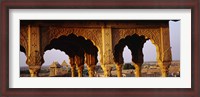 Framed Monuments at a place of burial, Jaisalmer, Rajasthan, India