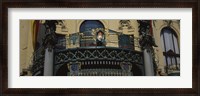 Framed Low angle view of the balcony of a government building, Municipal House, Prague, Czech Republic