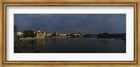 Framed Buildings at the waterfront, Charles Bridge, Vltava River, Prague, Czech Republic