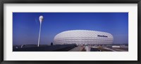 Framed Soccer stadium in a city, Allianz Arena, Munich, Bavaria, Germany