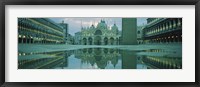 Framed Reflection of a cathedral on water, St. Mark's Cathedral, St. Mark's Square, Venice, Veneto, Italy