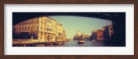 Framed City viewed through a bridge, Ponte Dell'Accademia, Venice, Veneto, Italy
