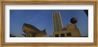 Framed Low angle view of a building, Olympic Port, Golden Whale, Barcelona, Catalonia, Spain