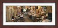 Framed Clothing stores in a market, Souk Al-Liffa, Tripoli, Libya