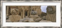 Framed Statues in Leptis Magna, Libya