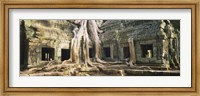 Framed Close up of Old ruins of a building, Angkor Wat, Cambodia