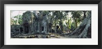 Framed Old ruins of a building, Angkor Wat, Cambodia