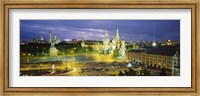 Framed High angle view of a town square, Red Square, Moscow, Russia
