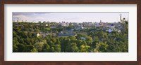 Framed High angle view of a city, Vilnius, Trakai, Lithuania
